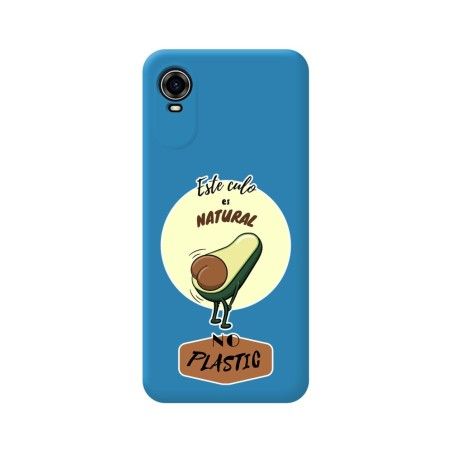 Funda Silicona Líquida Azul para ZTE Blade A31 Plus diseño Culo Natural Dibujos
