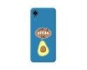 Funda Silicona Líquida Azul para ZTE Blade A31 Plus diseño Vegan Life Dibujos
