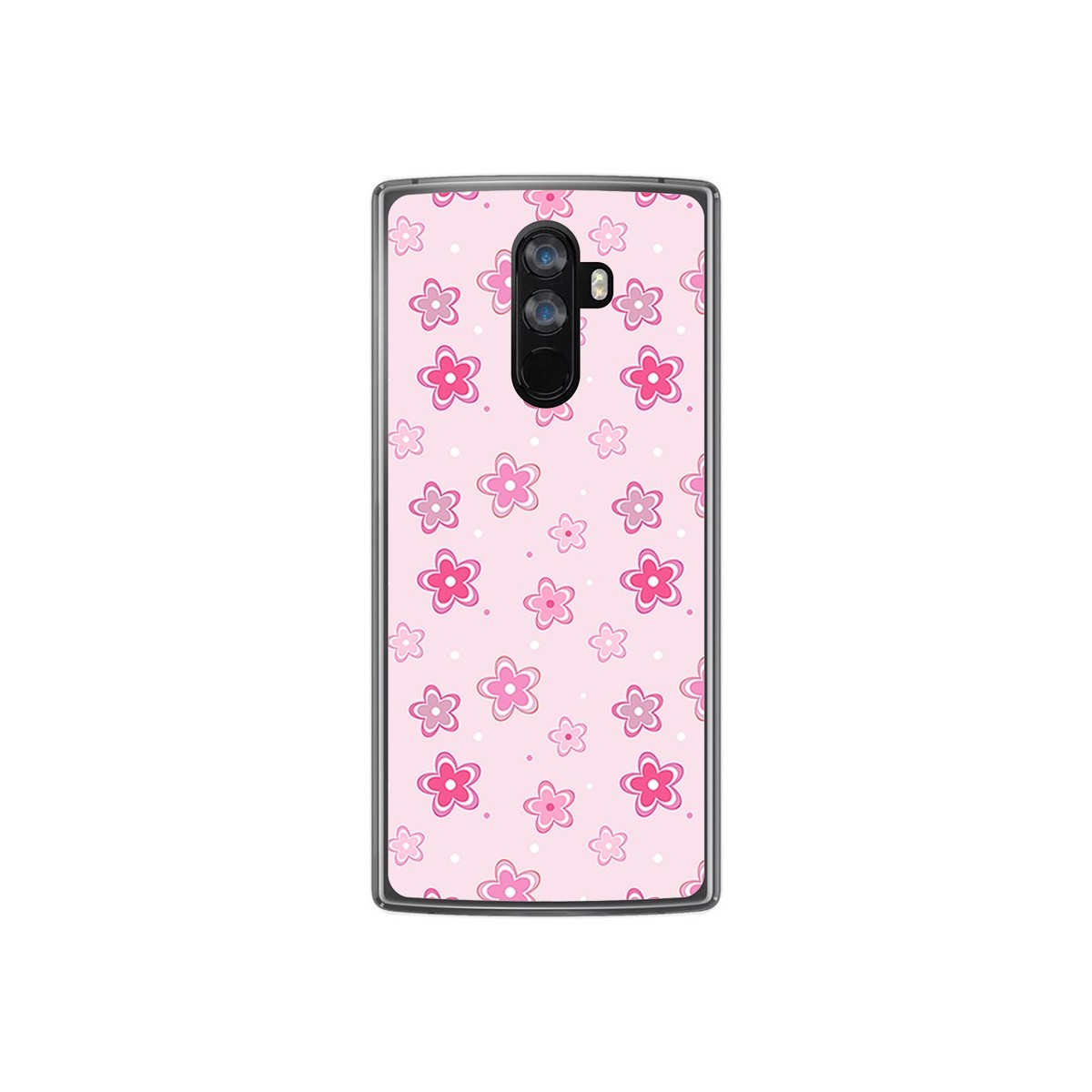 Funda Gel Tpu para Doogee Mix 2 Diseño Flores Dibujos