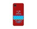 Funda Silicona Líquida Roja para ZTE Blade A31 Plus diseño Agua Dibujos