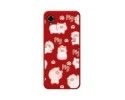 Funda Silicona Líquida Roja para ZTE Blade A31 Plus diseño Cerdos Dibujos