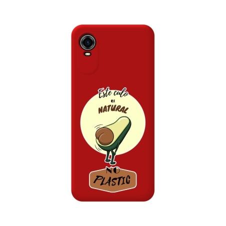 Funda Silicona Líquida Roja para ZTE Blade A31 Plus diseño Culo Natural Dibujos