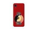 Funda Silicona Líquida Roja para ZTE Blade A31 Plus diseño Mujer Escalada Dibujos