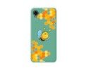 Funda Silicona Líquida Verde para ZTE Blade A31 Plus diseño Abeja Dibujos