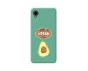 Funda Silicona Líquida Verde para ZTE Blade A31 Plus diseño Vegan Life Dibujos