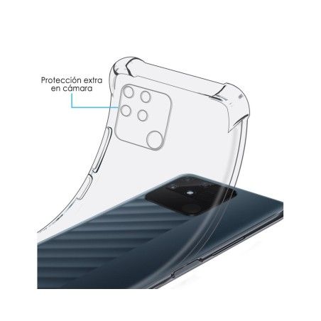 Funda Silicona Antigolpes Transparente para Realme Narzo 50A