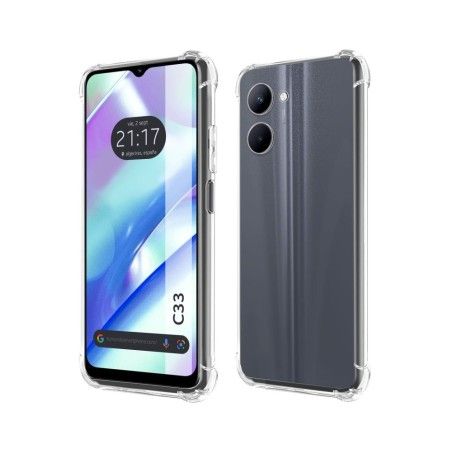 Funda Silicona Antigolpes Transparente para Realme C33