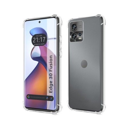 Funda Silicona Antigolpes Transparente para Motorola Edge 30 Fusion 5G