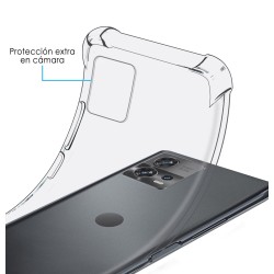 Funda Silicona Antigolpes Transparente para Motorola Edge 30 Fusion 5G 2