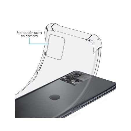 Funda Silicona Antigolpes Transparente para Motorola Edge 30 Fusion 5G