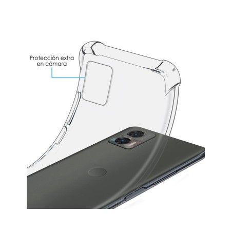 Funda Silicona Antigolpes Transparente para Motorola Edge 30 Neo 5G