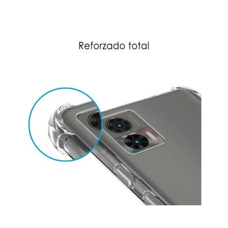 Funda Silicona Antigolpes Transparente para Motorola Edge 30 Neo 5G