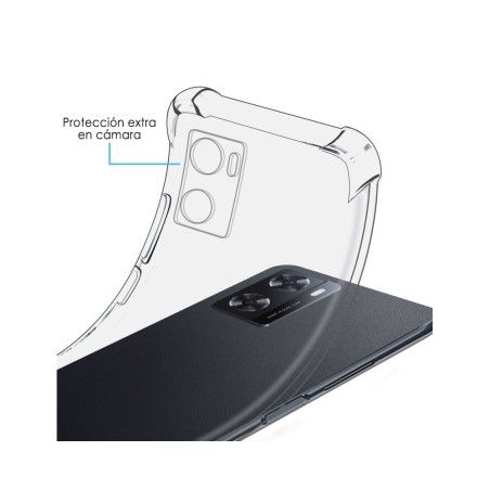 Funda Silicona Antigolpes Transparente para Oppo A57s