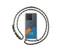 Personaliza tu Funda Colgante Transparente para Realme Narzo 50A con Cordon Verde / Dorado Dibujo Personalizada