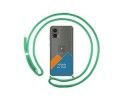 Personaliza tu Funda Colgante Transparente para Motorola Edge 30 Neo 5G con Cordon Verde Agua Dibujo Personalizada
