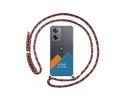Personaliza tu Funda Colgante Transparente para Oppo A57s con Cordon Rosa / Dorado Dibujo Personalizada