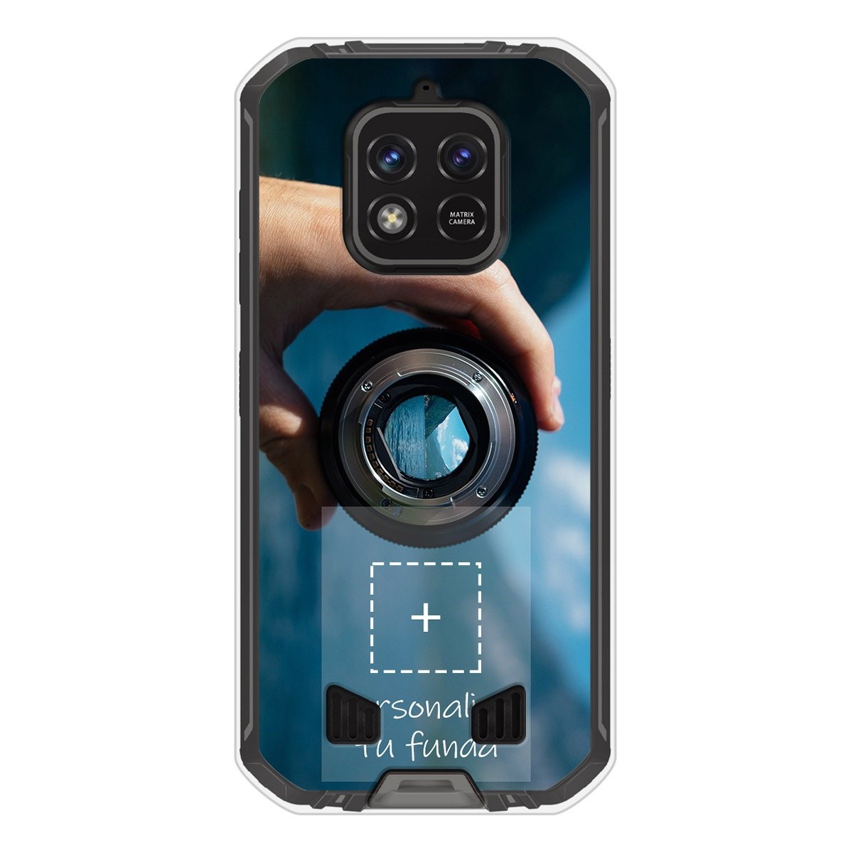 Personaliza tu Funda Silicona Gel Tpu Transparente con tu Fotografia para Oukitel WP18 (2022) Dibujo Personalizada