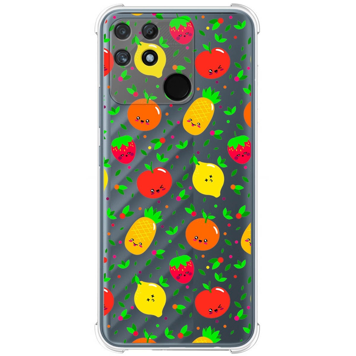 Funda Silicona Antigolpes para Realme Narzo 50A diseño Frutas 01 Dibujos