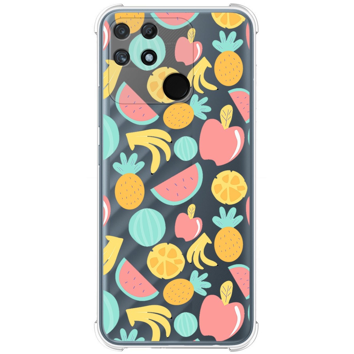 Funda Silicona Antigolpes para Realme Narzo 50A diseño Frutas 02 Dibujos