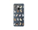 Funda Silicona Antigolpes para Realme Narzo 50A diseño Perros Dibujos
