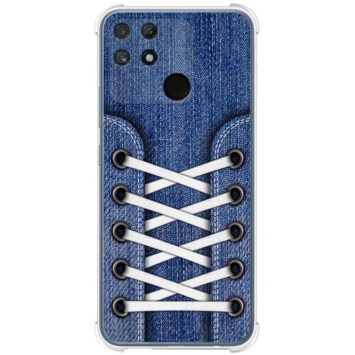 Funda Silicona Antigolpes para Realme Narzo 50A diseño Zapatillas 01 Dibujos