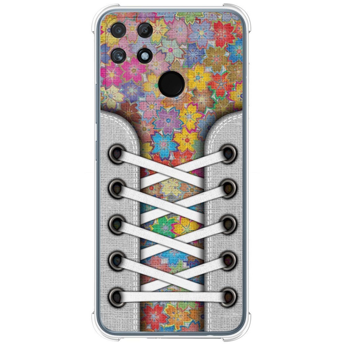 Funda Silicona Antigolpes para Realme Narzo 50A diseño Zapatillas 05 Dibujos