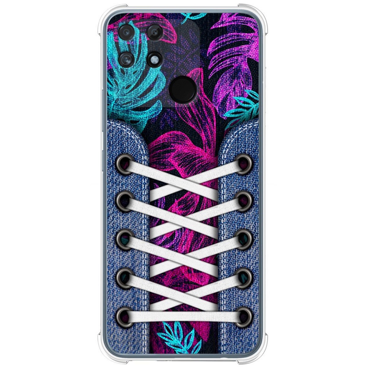 Funda Silicona Antigolpes para Realme Narzo 50A diseño Zapatillas 07 Dibujos