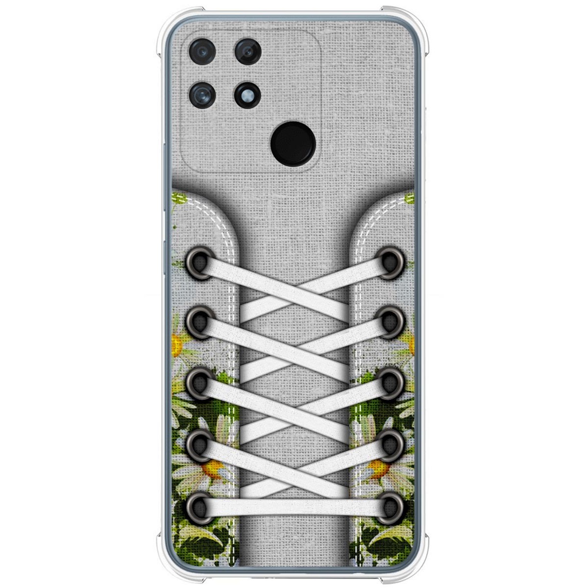 Funda Silicona Antigolpes para Realme Narzo 50A diseño Zapatillas 08 Dibujos