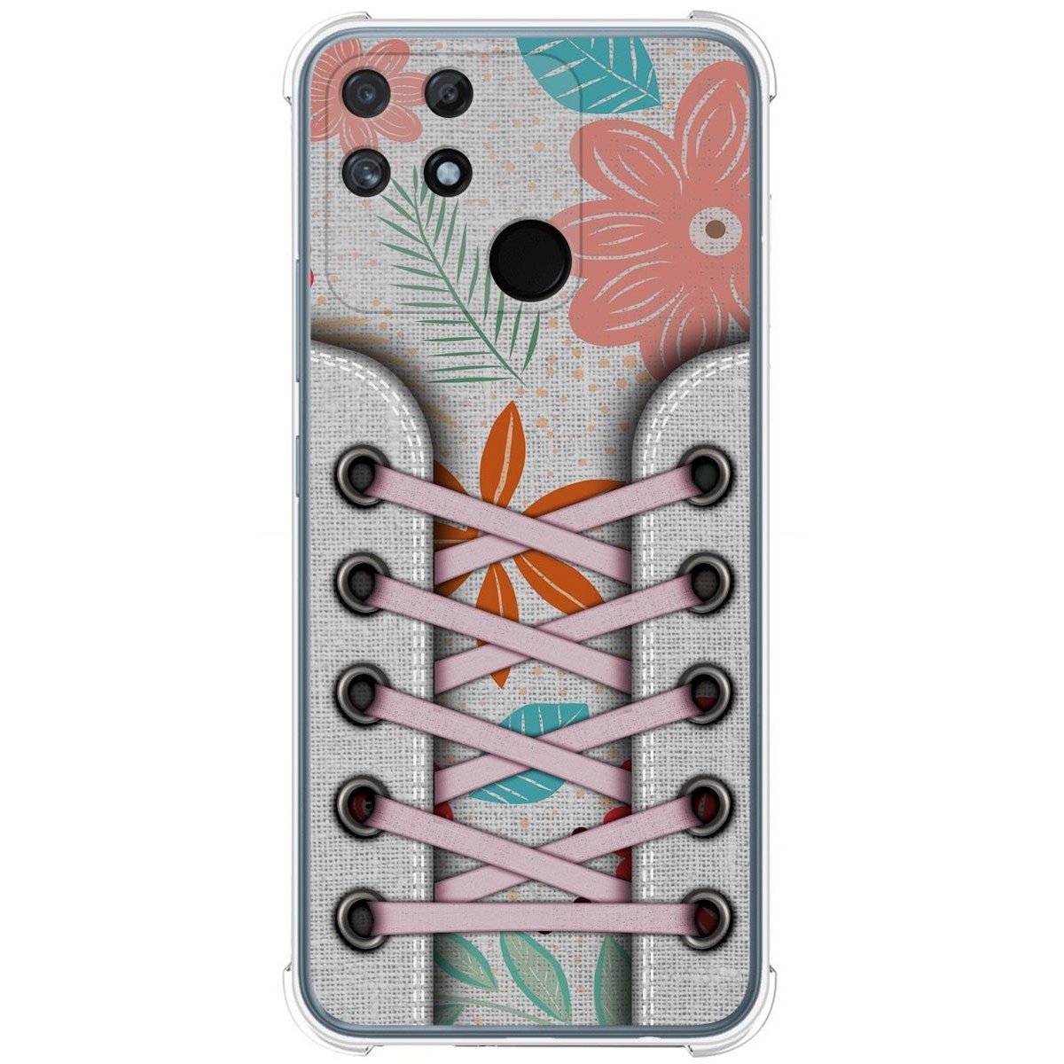 Funda Silicona Antigolpes para Realme Narzo 50A diseño Zapatillas 09 Dibujos