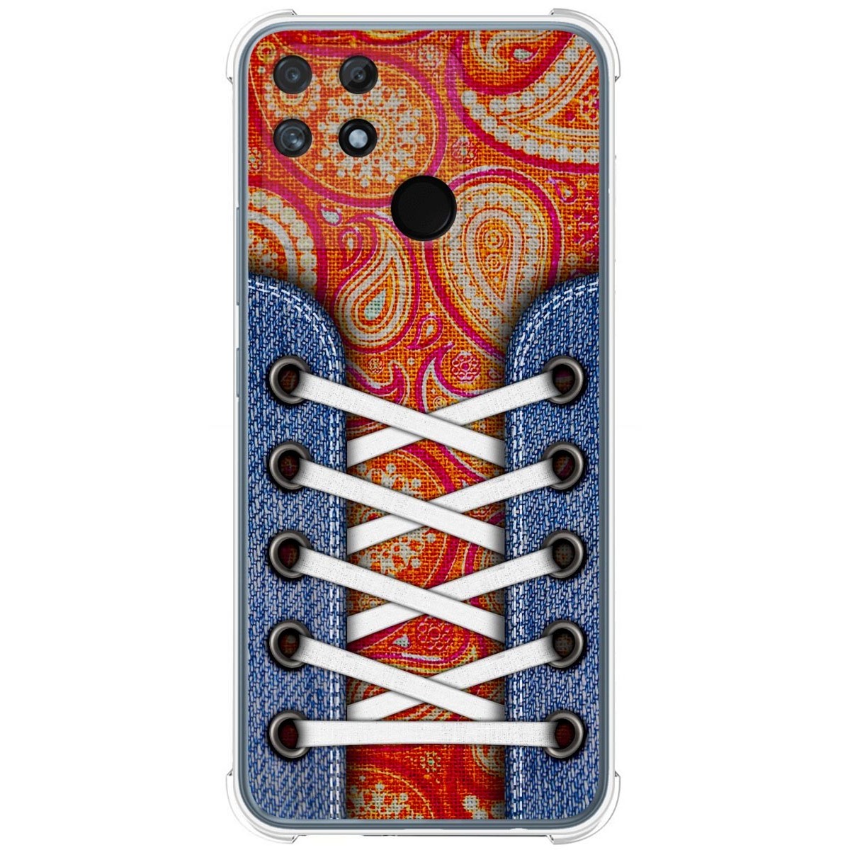 Funda Silicona Antigolpes para Realme Narzo 50A diseño Zapatillas 10 Dibujos