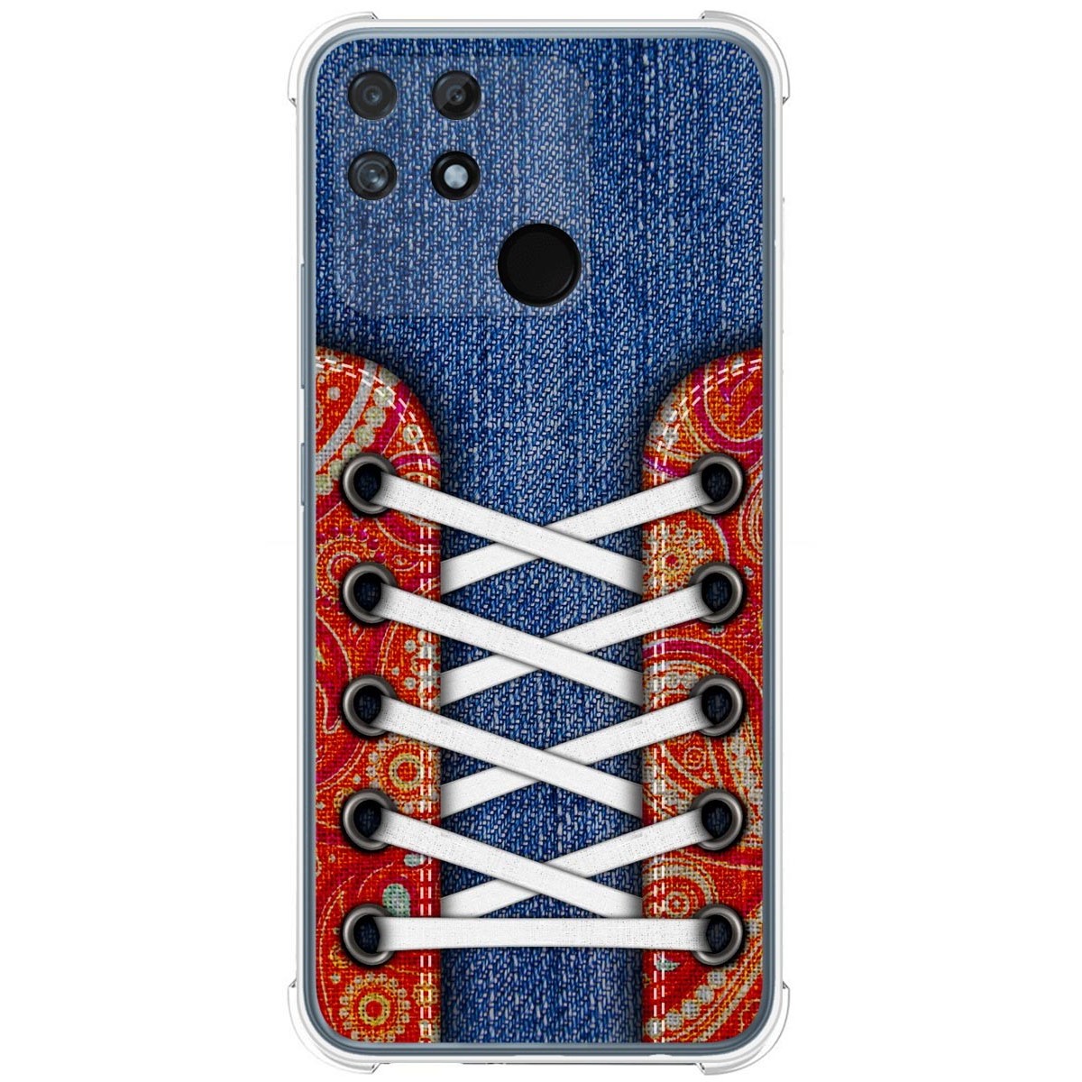 Funda Silicona Antigolpes para Realme Narzo 50A diseño Zapatillas 11 Dibujos