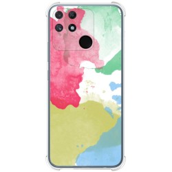 Funda Silicona Antigolpes para Realme Narzo 50A diseño Acuarela 02 Dibujos