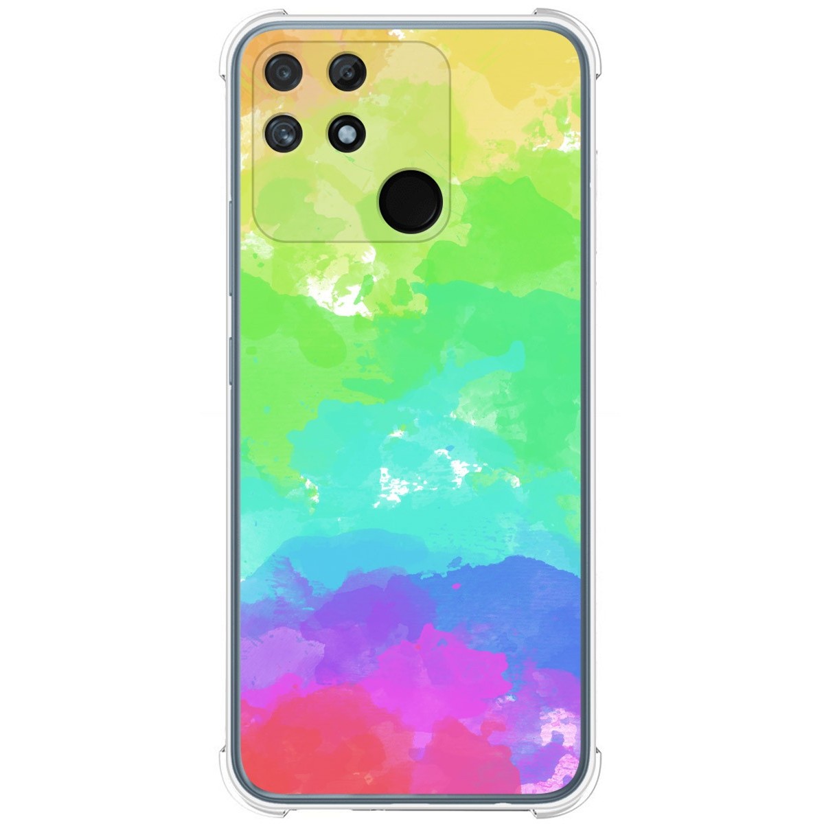 Funda Silicona Antigolpes para Realme Narzo 50A diseño Acuarela 03 Dibujos