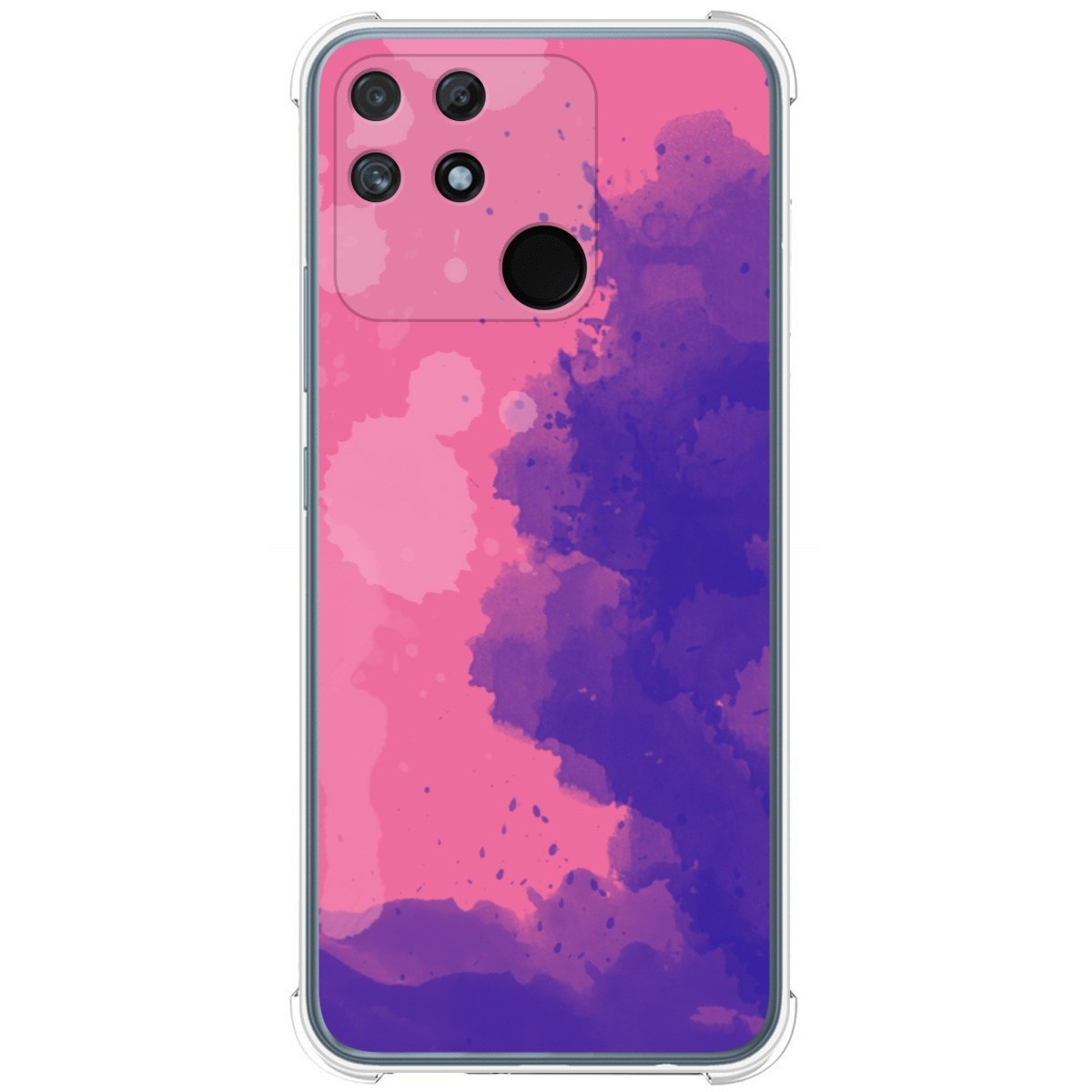 Funda Silicona Antigolpes para Realme Narzo 50A diseño Acuarela 07 Dibujos