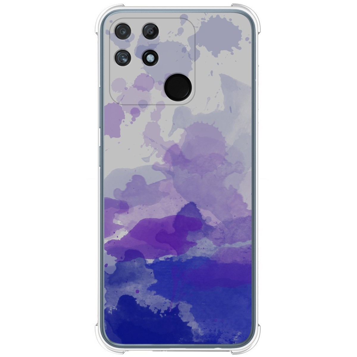 Funda Silicona Antigolpes para Realme Narzo 50A diseño Acuarela 09 Dibujos