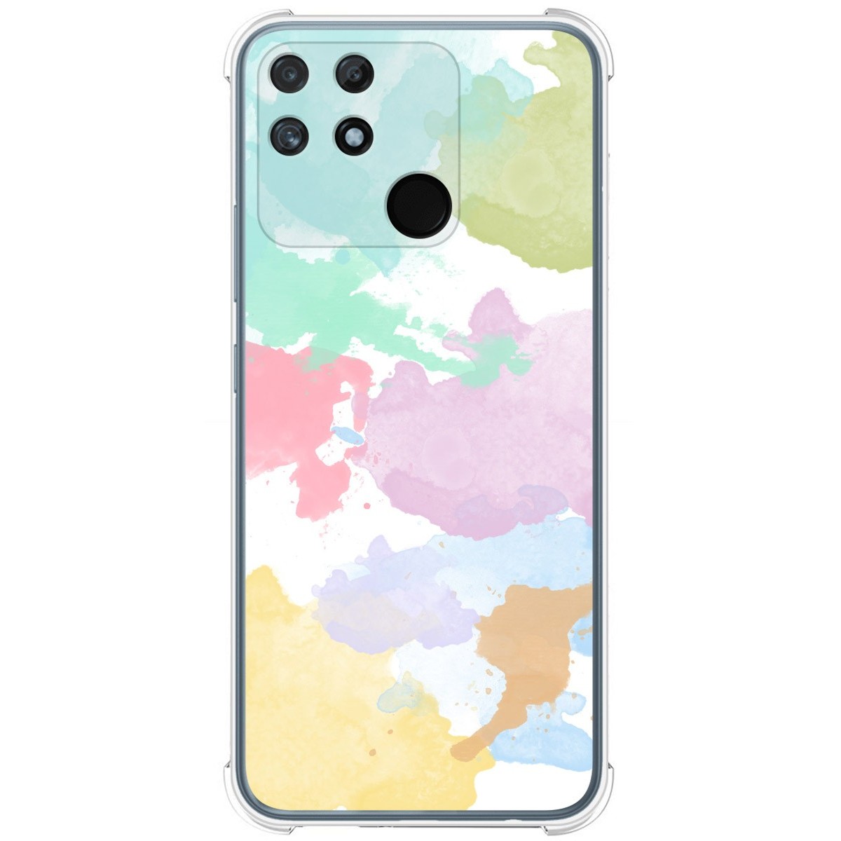 Funda Silicona Antigolpes para Realme Narzo 50A diseño Acuarela 11 Dibujos
