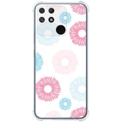 Funda Silicona Antigolpes para Realme Narzo 50A diseño Flores 06 Dibujos