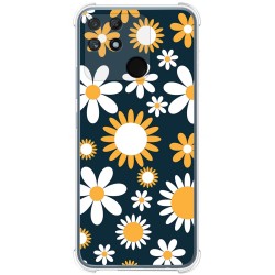 Funda Silicona Antigolpes para Realme Narzo 50A diseño Flores 08 Dibujos