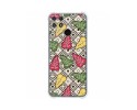 Funda Silicona Antigolpes para Realme Narzo 50A diseño Flores 11 Dibujos