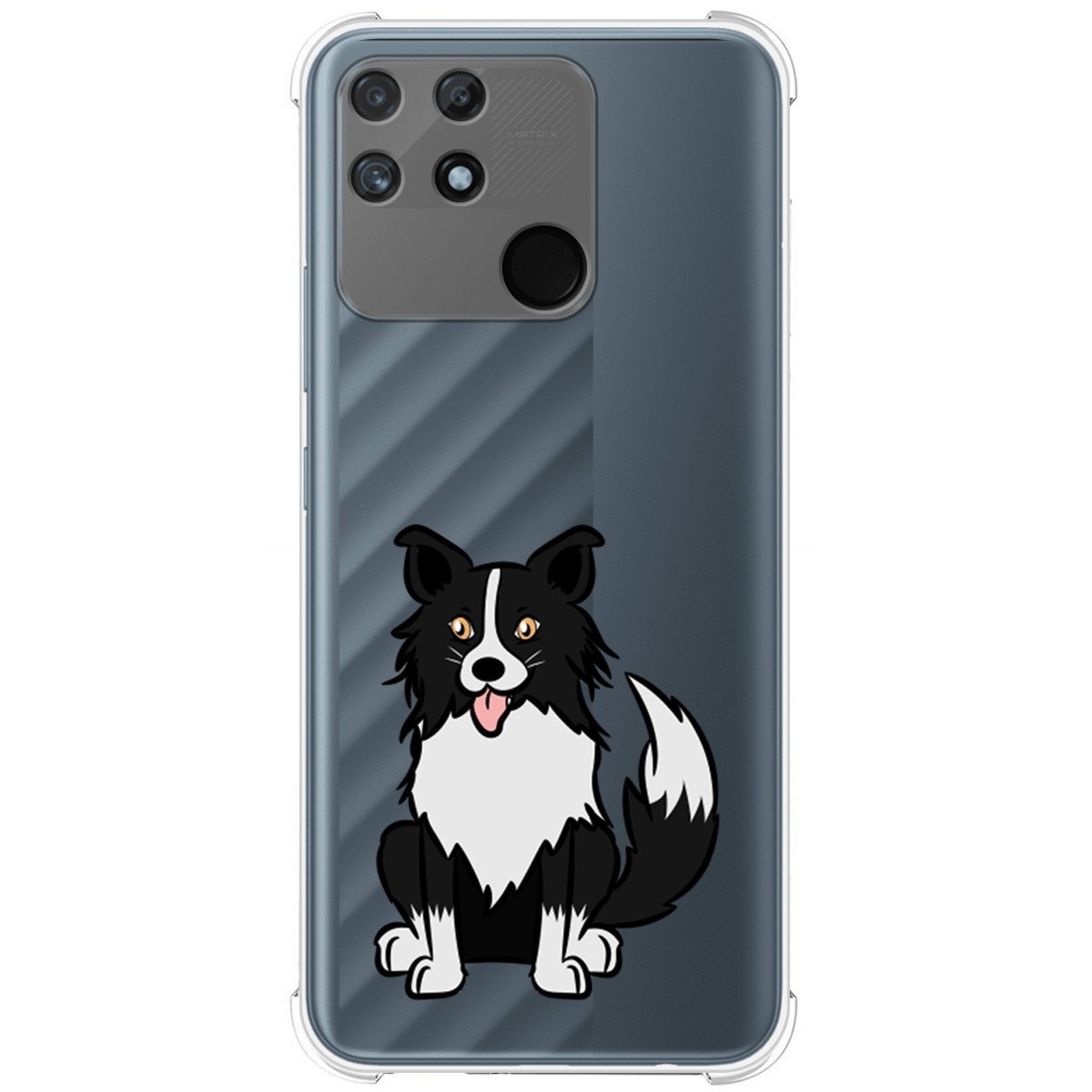 Funda Silicona Antigolpes para Realme Narzo 50A diseño Perros 01 Dibujos