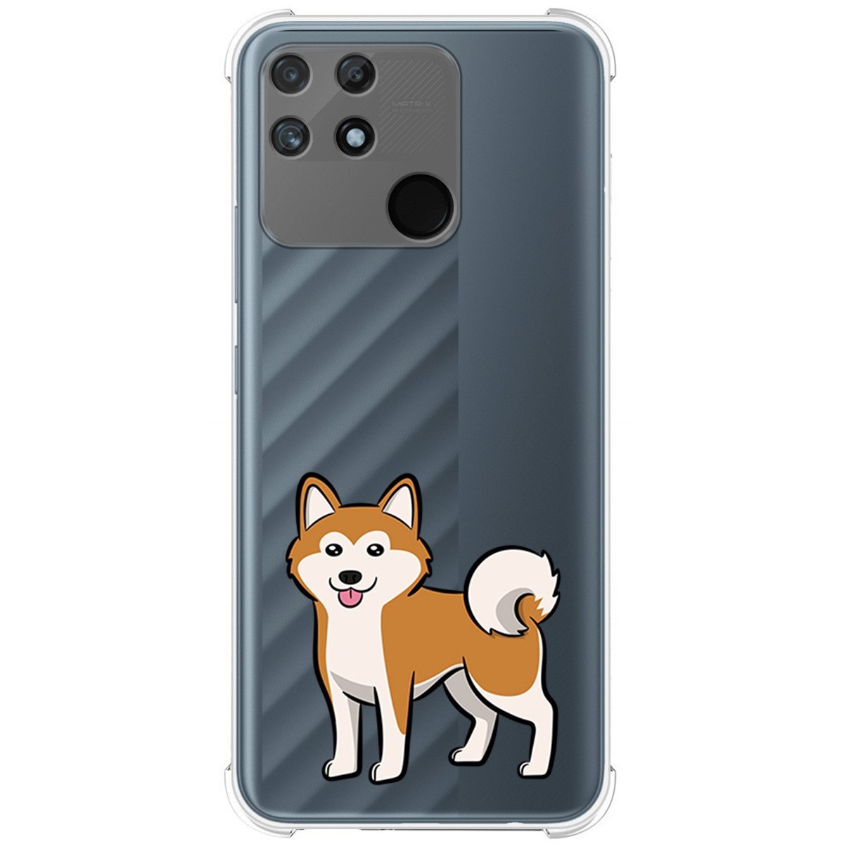 Funda Silicona Antigolpes para Realme Narzo 50A diseño Perros 02 Dibujos