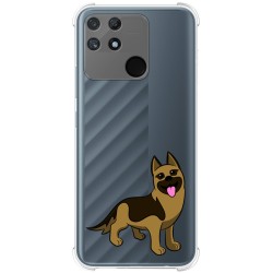 Funda Silicona Antigolpes para Realme Narzo 50A diseño Perros 03 Dibujos