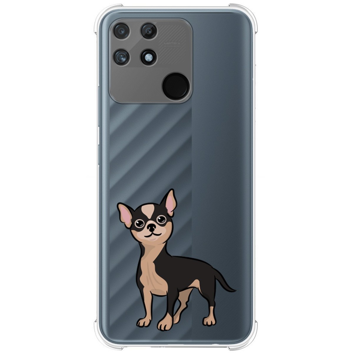 Funda Silicona Antigolpes para Realme Narzo 50A diseño Perros 05 Dibujos