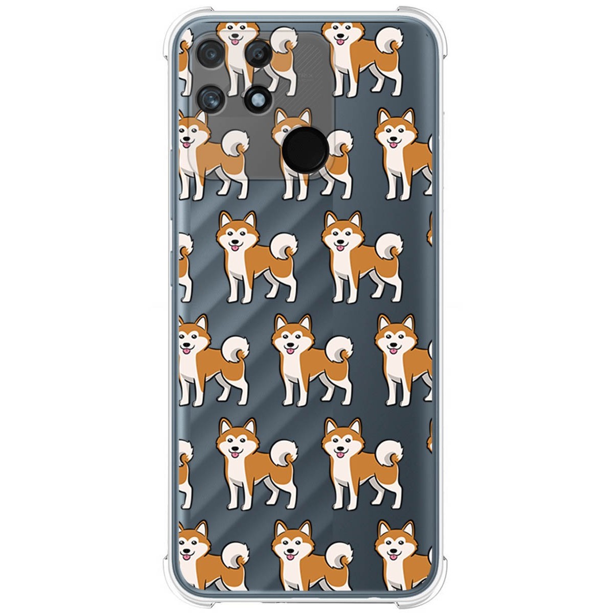 Funda Silicona Antigolpes para Realme Narzo 50A diseño Perros 08 Dibujos