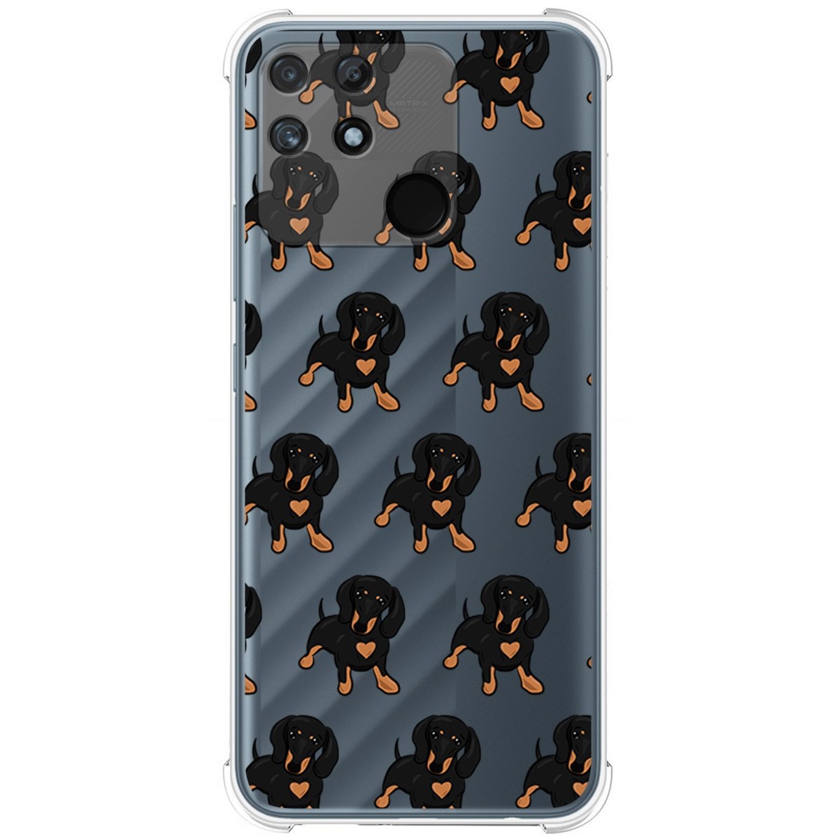 Funda Silicona Antigolpes para Realme Narzo 50A diseño Perros 10 Dibujos