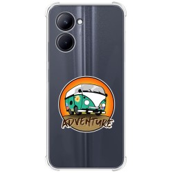 Funda Silicona Antigolpes para Realme C33 diseño Adventure Dibujos