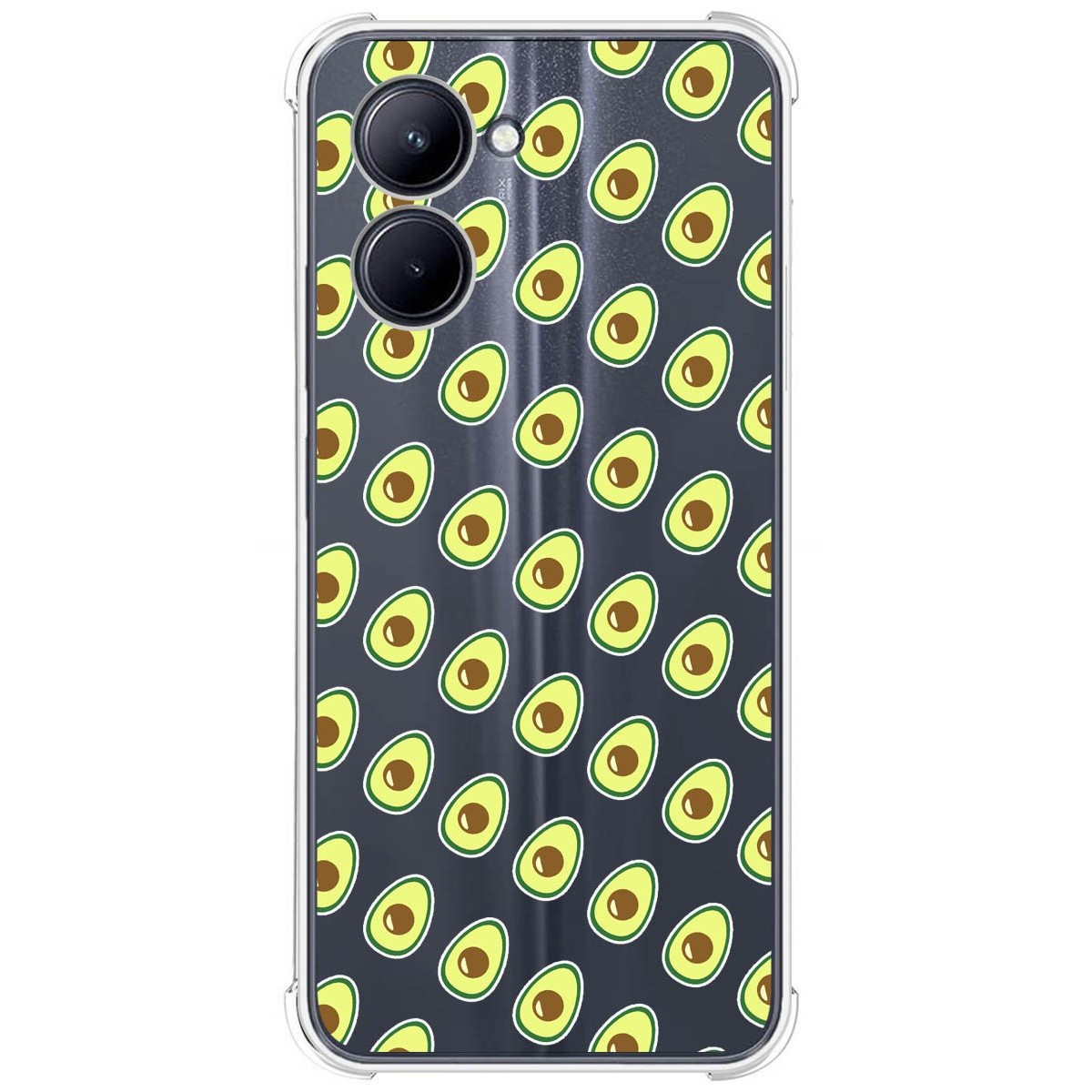 Funda Silicona Antigolpes para Realme C33 diseño Aguacate Dibujos