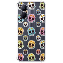 Funda Silicona Antigolpes para Realme C33 diseño Catrina Dibujos