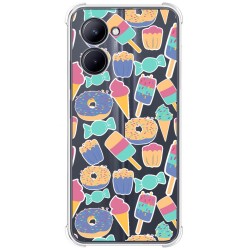 Funda Silicona Antigolpes para Realme C33 diseño Dulces 02 Dibujos