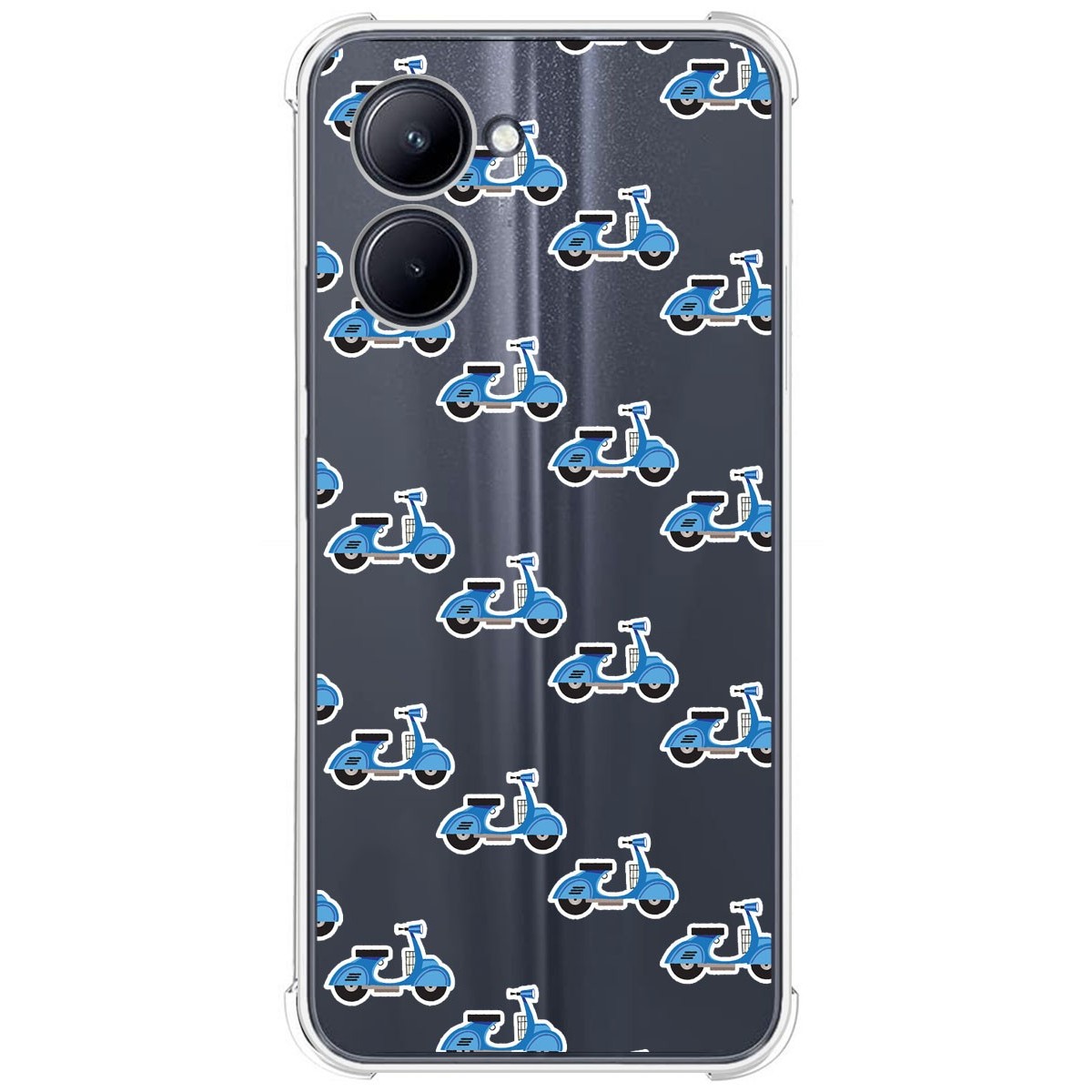 Funda Silicona Antigolpes para Realme C33 diseño Scooter Dibujos